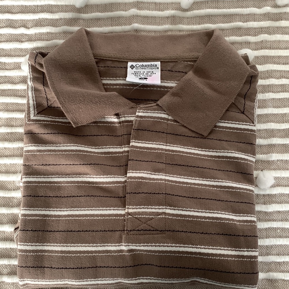 Mens Columbia Polo short sleeve shirt size XL
